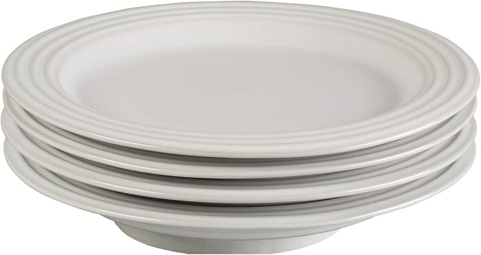 Le Creuset Stoneware Set of 4 Salad Plates, 8.5" each, White | Amazon (US)