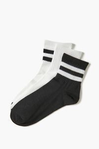 Varsity-Striped Crew Sock Set | Forever 21 (US)