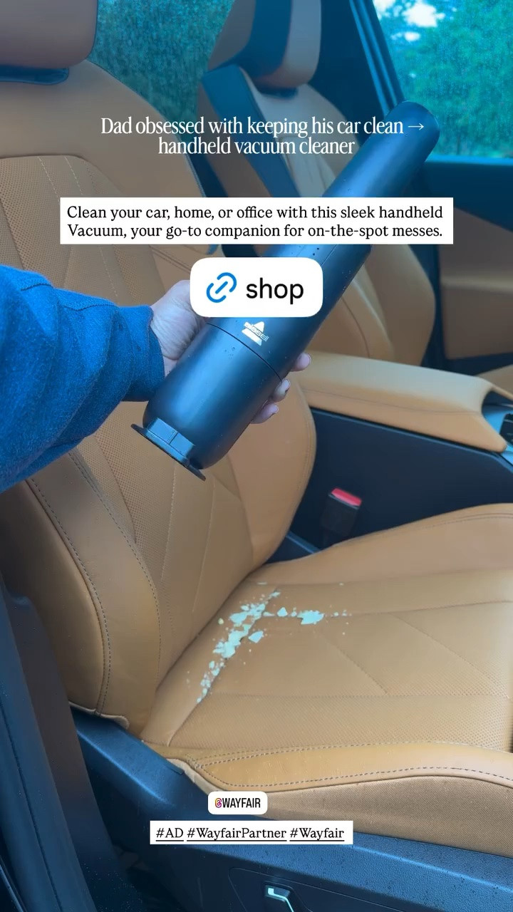 Clean your car, home, or office with this sleek handheld Vacuum, your go-to companion for on-the-spot messes. #AD #WayfairPartner #Wayfair

Comment SHOP below to receive a DM with the link to this post on my LTK ⬇ https://liketk.it/6eexy