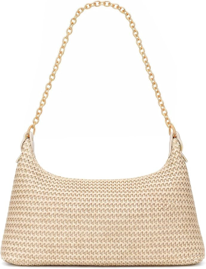 Beach Bags for Women Summer Straw Purse Boho Woven Shoulder Bag Crochet Purse Vacation Tote Handb... | Amazon (US)