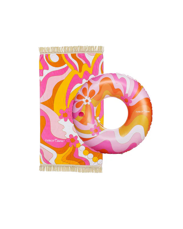 FUNBOY X Barbie™ Dream Towel & Tube | FUNBOY