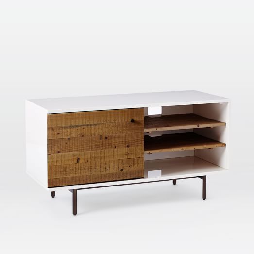 Reclaimed Wood & Lacquer Media Console (46") | West Elm (US)