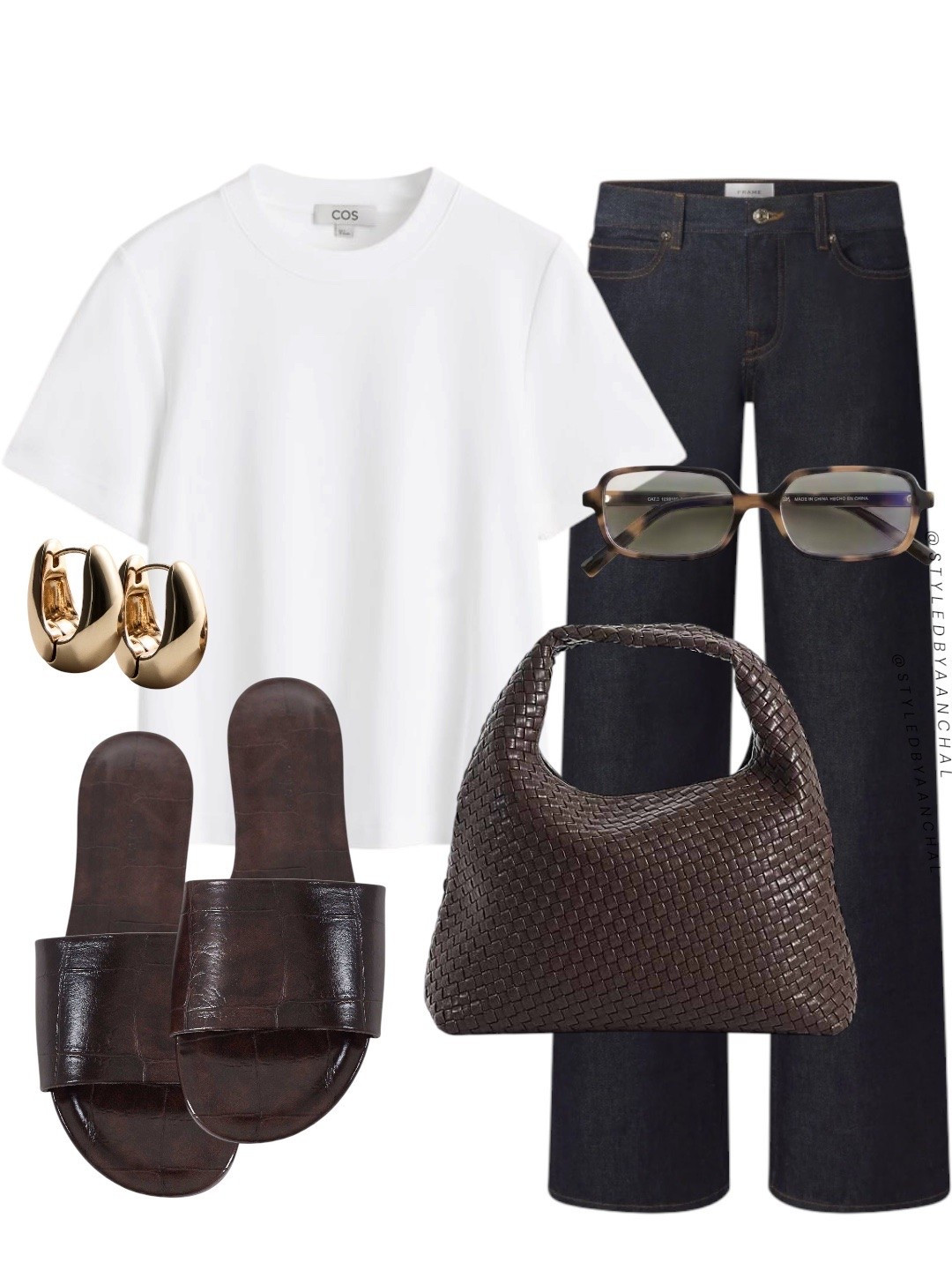 White + dark denim casual outfit


White tee
Cos
Dark denim
Frame denim
Brown sandals
ASOS
Casual chic

#LTKsummer #LTKstyletip #LTKjeans
