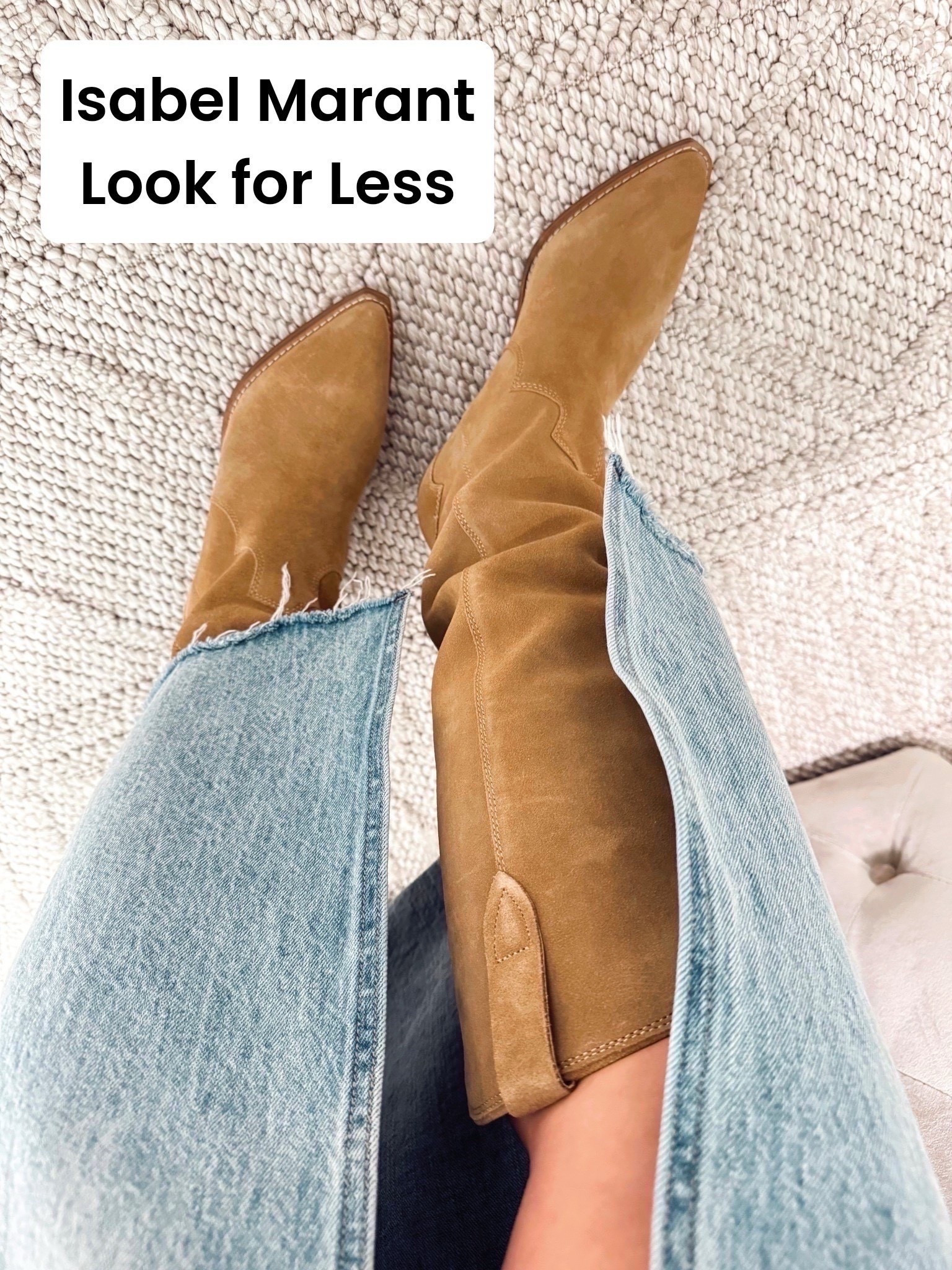 Had to grab my absolute favorite boots in this years tan color way! 😍—Size up 1/2 size! These are 1/4 of the cost of the more expensive Isabel Marant designer pair! 

Marc fisher, boots, Isabel Marant boots 



#LTKSaleAlert #LTKFindsUnder100 #LTKGiftGuide