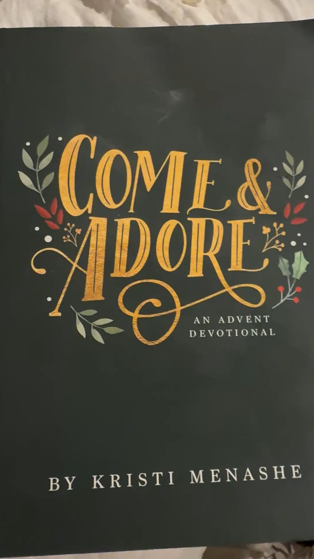 Soo excited to start this book again! I’ve been reading it every year for the past two years and has always been a refresher and overall a blessing in my life. Highly recommend this advent devotional. 

#LTKHoliday #LTKdayinmylife #LTKGiftGuide