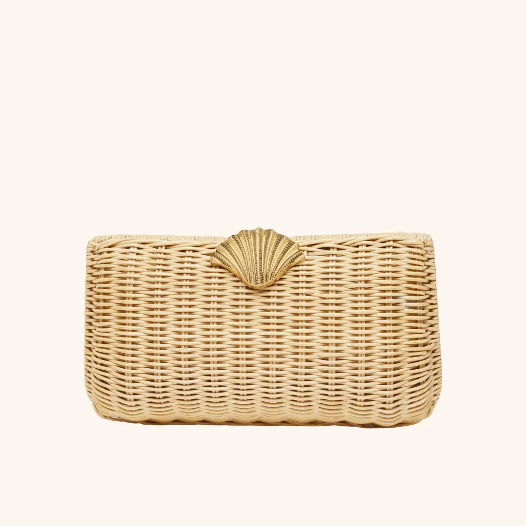 The Classica Clutch - Natural | Poolside
