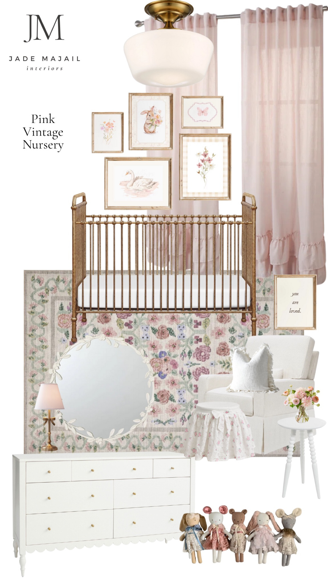 This pink vintage nursery is giving all the cuteness! The floral prints, the ruffles, the vintage prints...

#LTKHome #LTKBaby #LTKKids