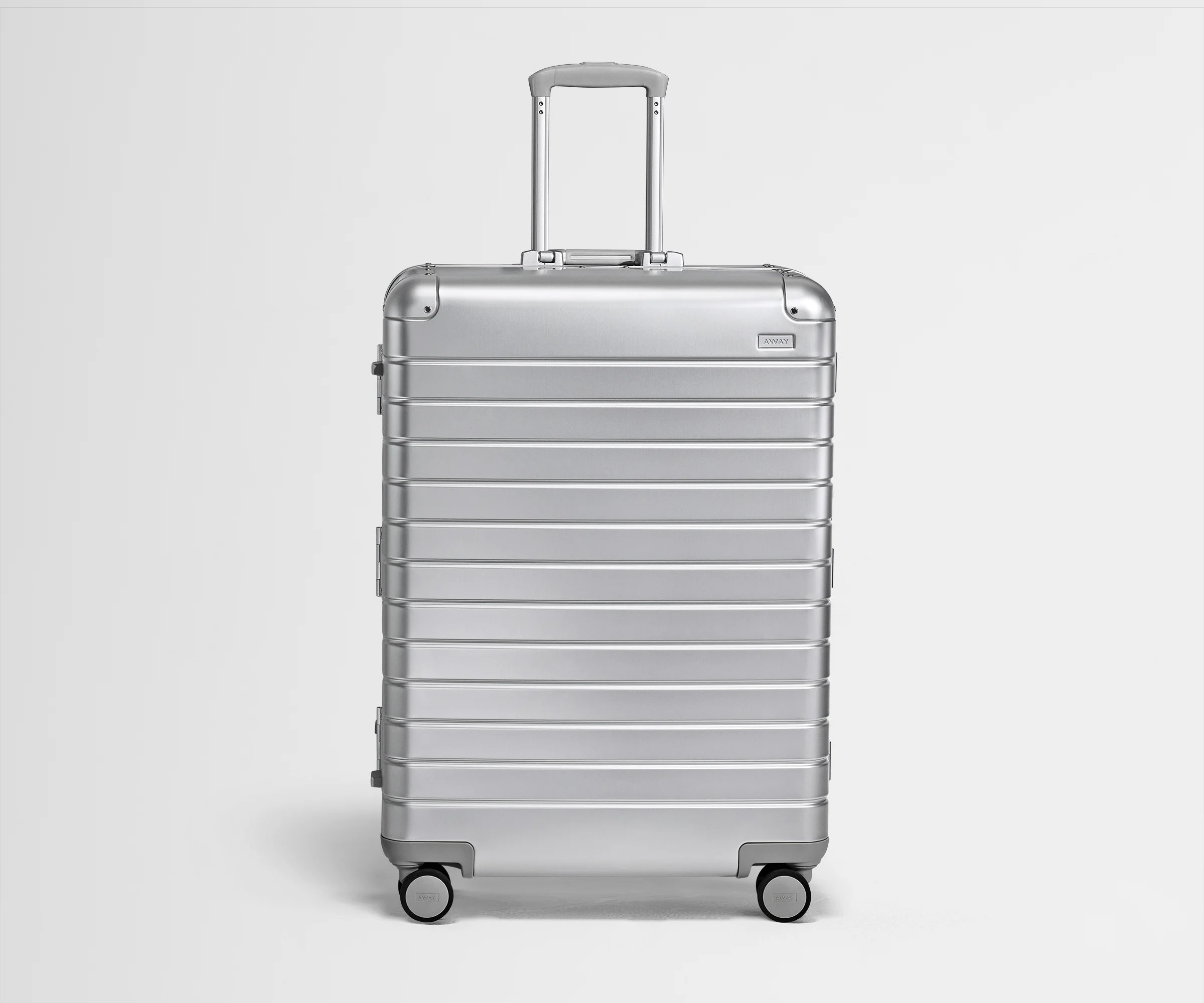 The Large Aluminum Suitcase in Silver | Away | Away