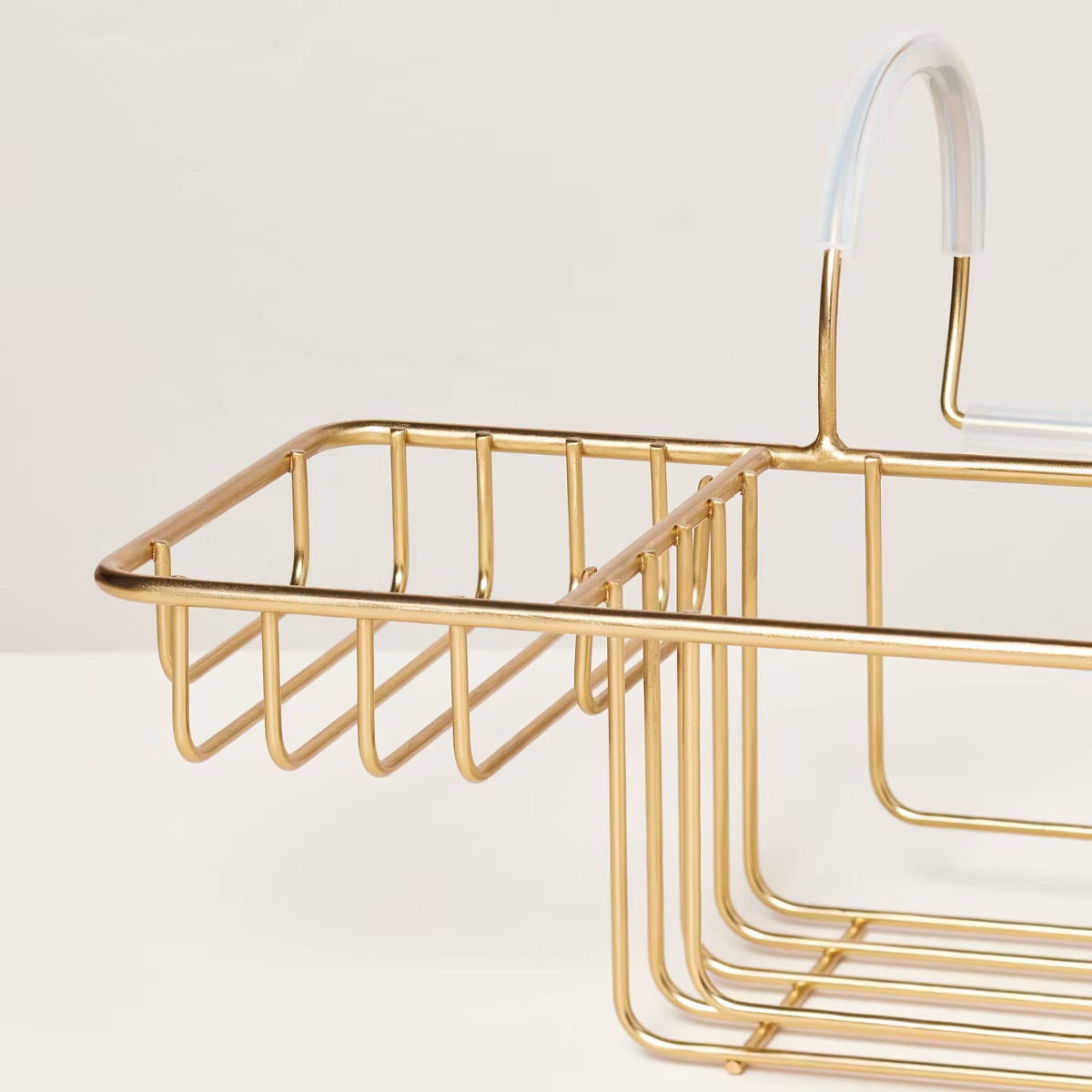 Over-the-Side Wired Bathtub Caddy Brass Finish - Hearth & Hand™ with Magnolia | Target