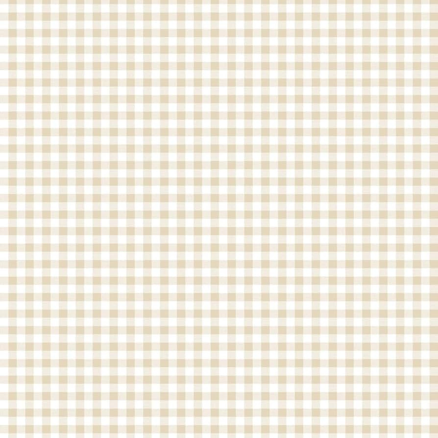 Tempaper Beige Gingham Check Removable Peel and Stick Wallpaper, 20.5 in X 16.5 ft, Made in The U... | Amazon (US)