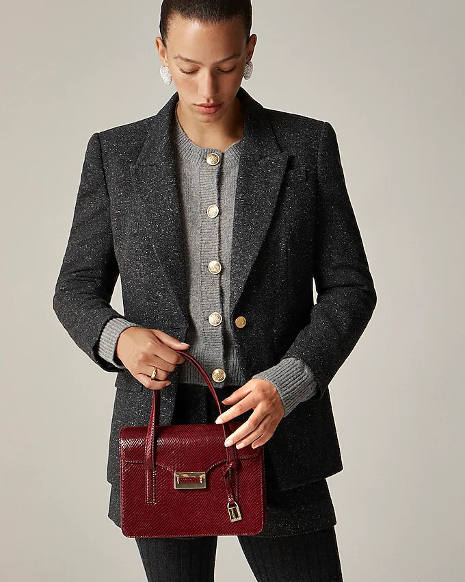 Vivienne blazer in Italian donegal wool blend | J. Crew US