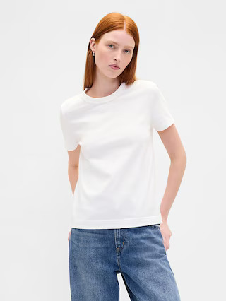 Organic Cotton VintageSoft Heavyweight Shrunken T-Shirt | Gap (US)