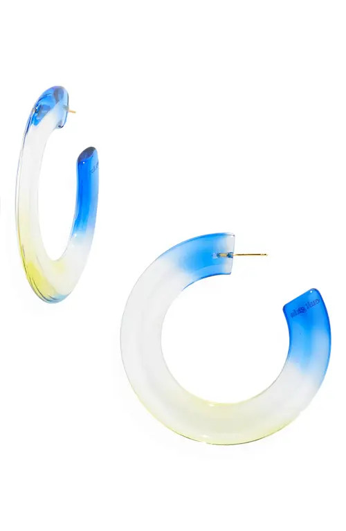 Cult Gaia Kennedy Hoop Earrings in Glacier Multi at Nordstrom | Nordstrom