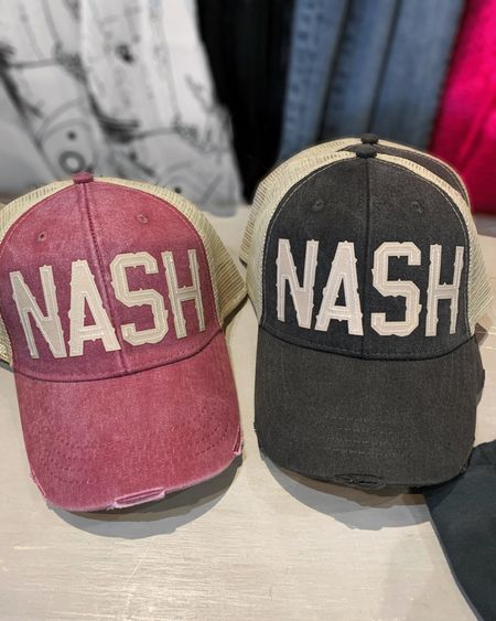 Vintage style Nashville NASH trucker hat. 

#LTKfitness #LTKfindsunder50 #LTKstyletip