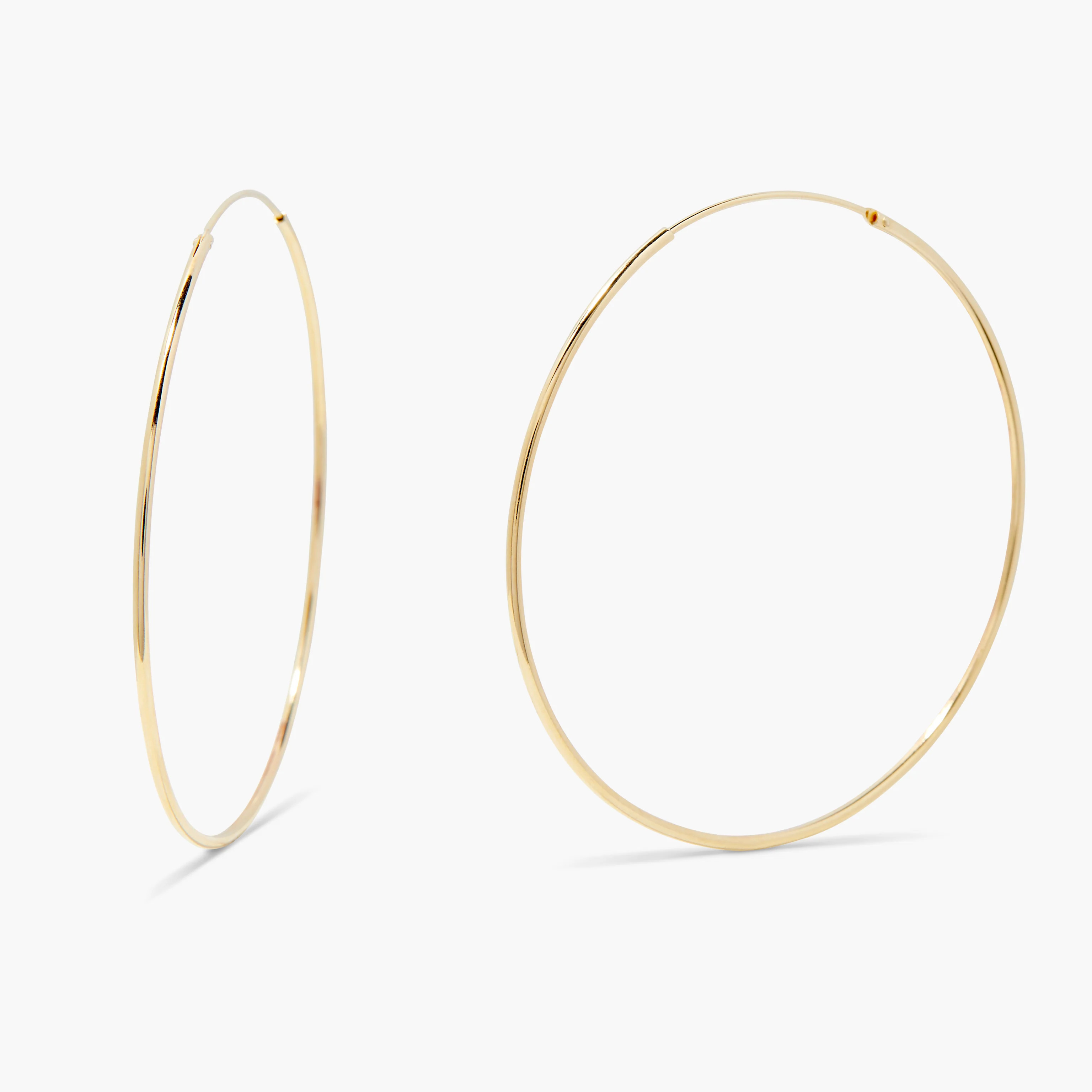Cleo Gold Hoops - Gold / 50mm | Brook and York