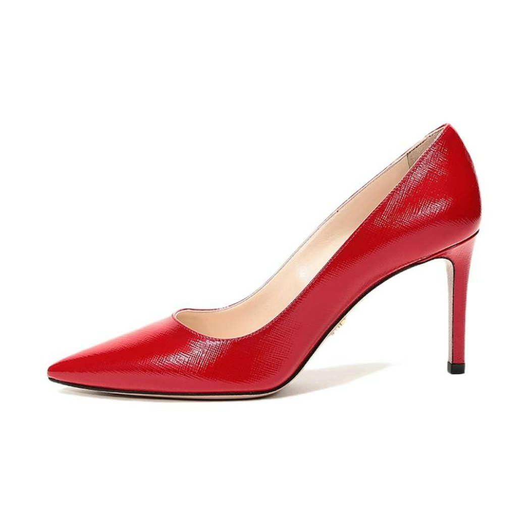 (W) Prada Pointed-Toe High Heel 'Red Leather' US 6.5W | Novelship