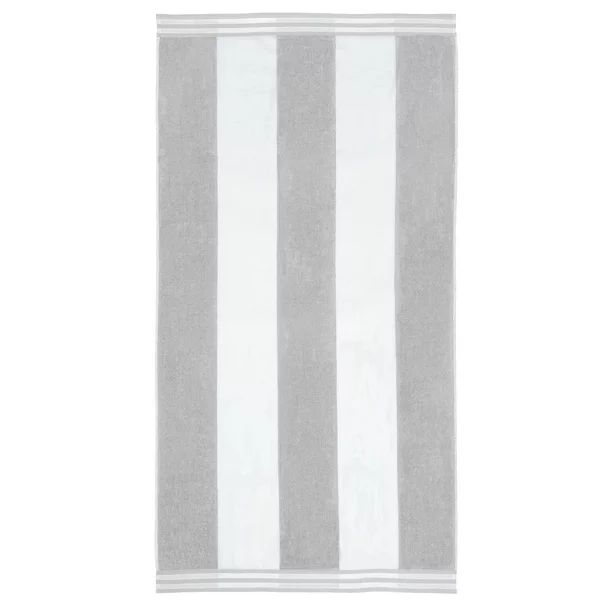 Niantic 100% Cotton Oversize Cabana Terry Beach Towel by Impressions | Walmart (US)