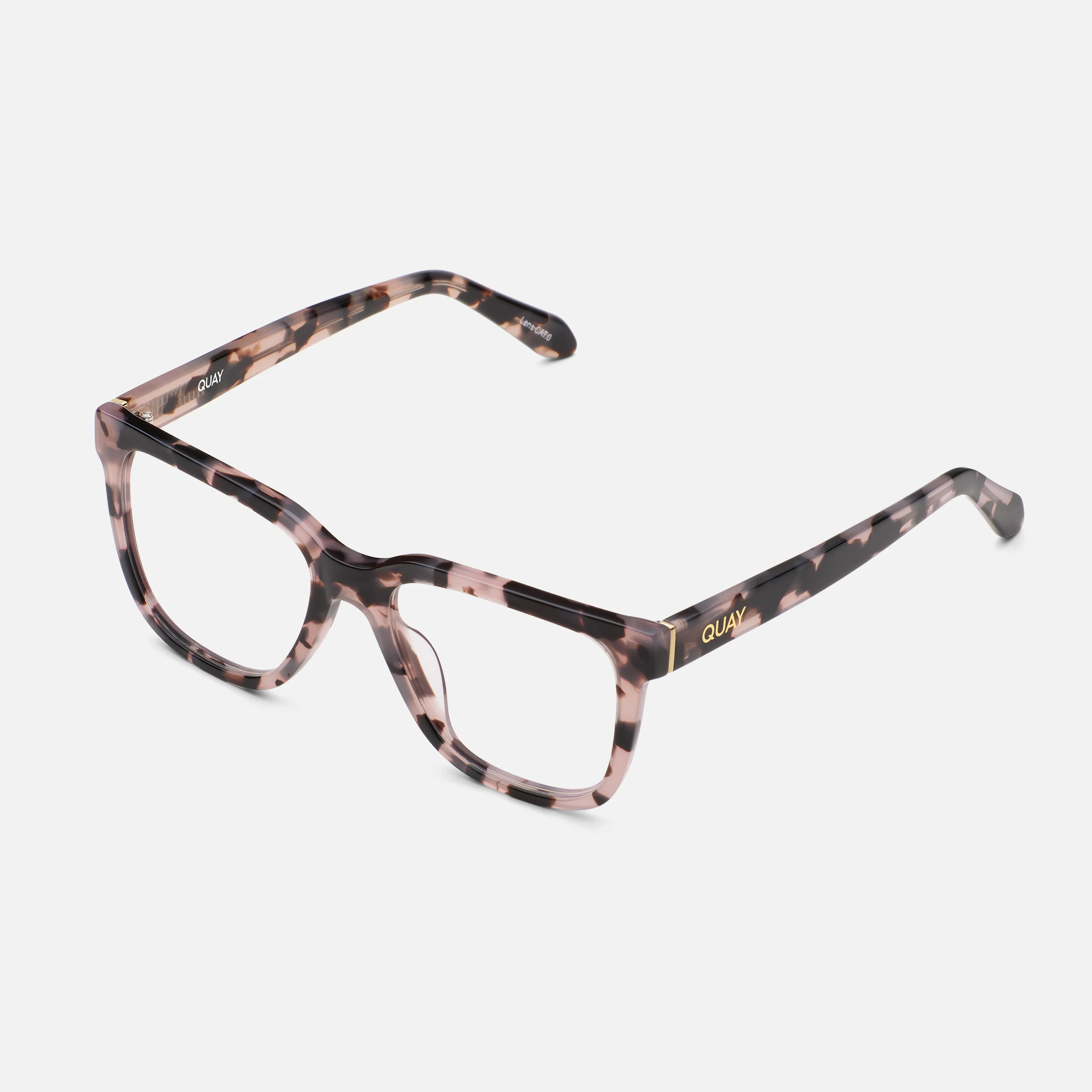 WIRED MEDIUM FRAME - BLACK/CLEAR | Quay Australia