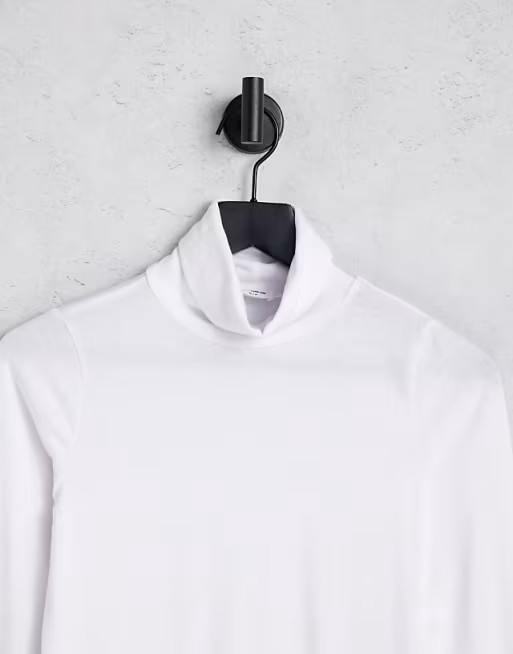 Cotton:On long sleeve roll neck top in white | ASOS (Global)