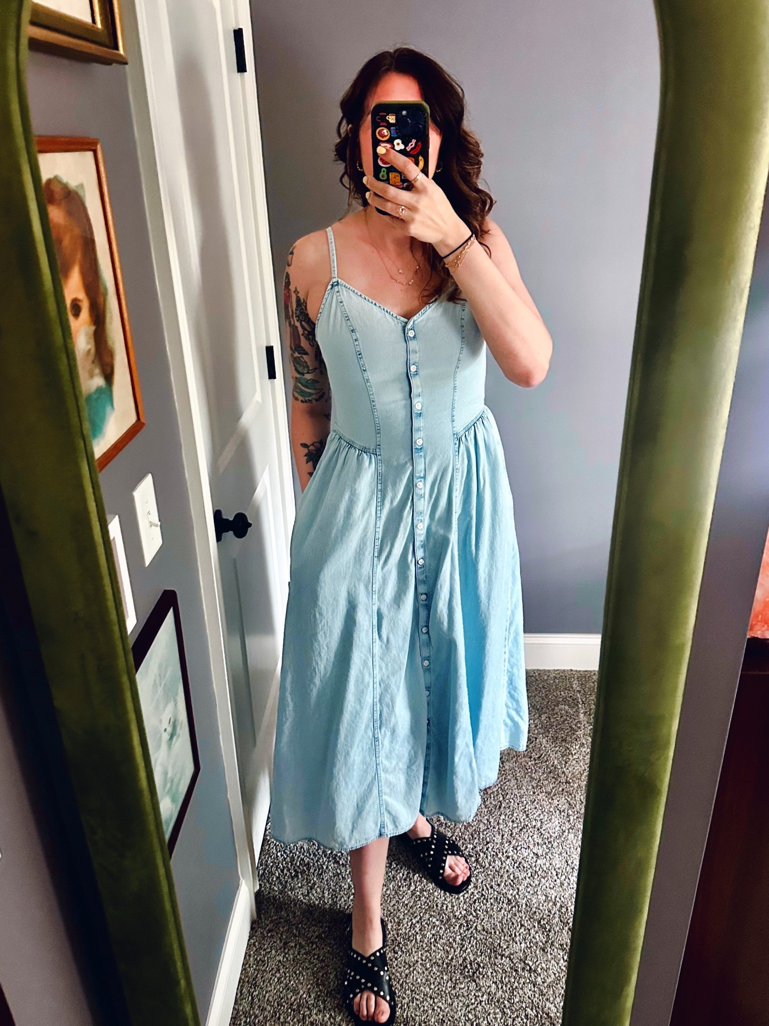 Best denim dress!

#LTKFindsUnder100 #LTKMidsize #LTKStyleTip