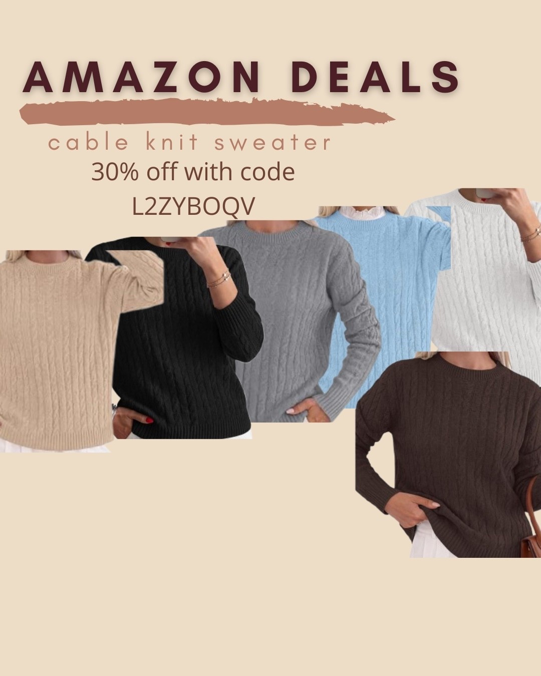 &15 ends 9/23

Amazon fashion
Amazon deals
Cable knit sweater
Fall fashion

#LTKSaleAlert