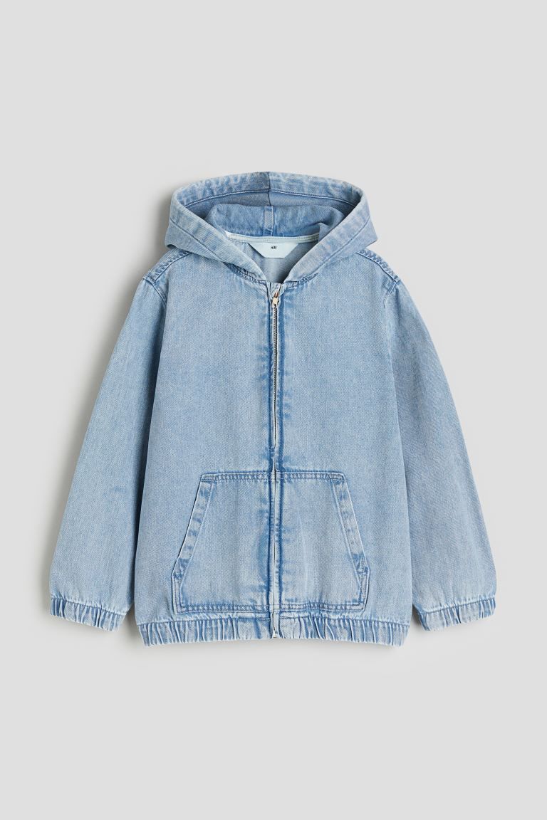 Hooded denim jacket | H&M (UK, MY, IN, SG, PH, TW, HK)