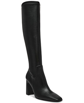 Steve Madden Women's Lamarca Knee-High Block-Heel Stretch Dress Boots - Macy's | Macy's