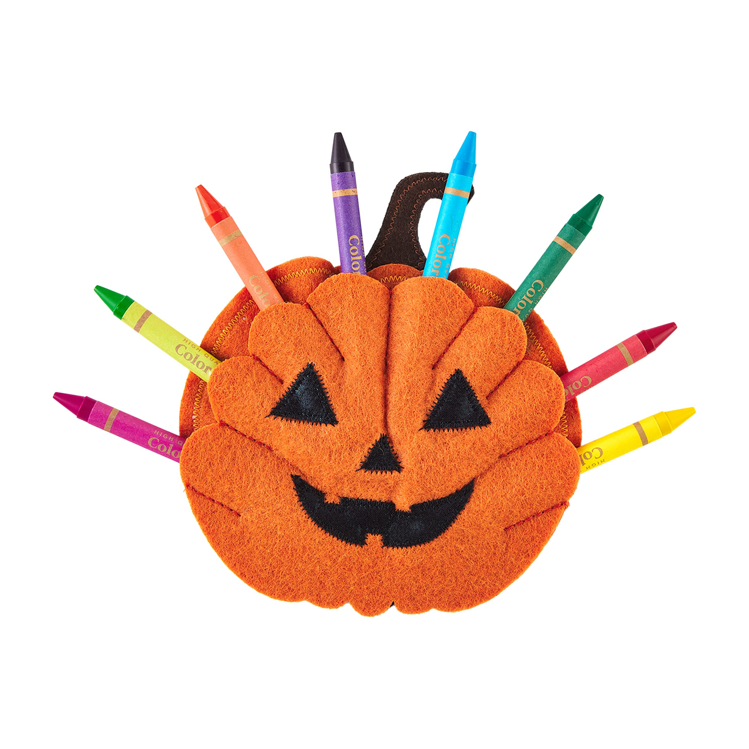Mud Pie Kids Halloween Crayon Holder, Pumpkin | Amazon (US)