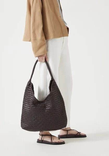 Leather Weave Tote | Hush UK