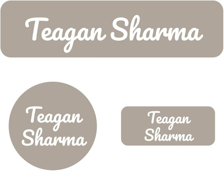 Name Bubbles - Custom Name Labels for Daycare, School, and Camp (90 Labels - 3 Sizes) - Personali... | Amazon (US)