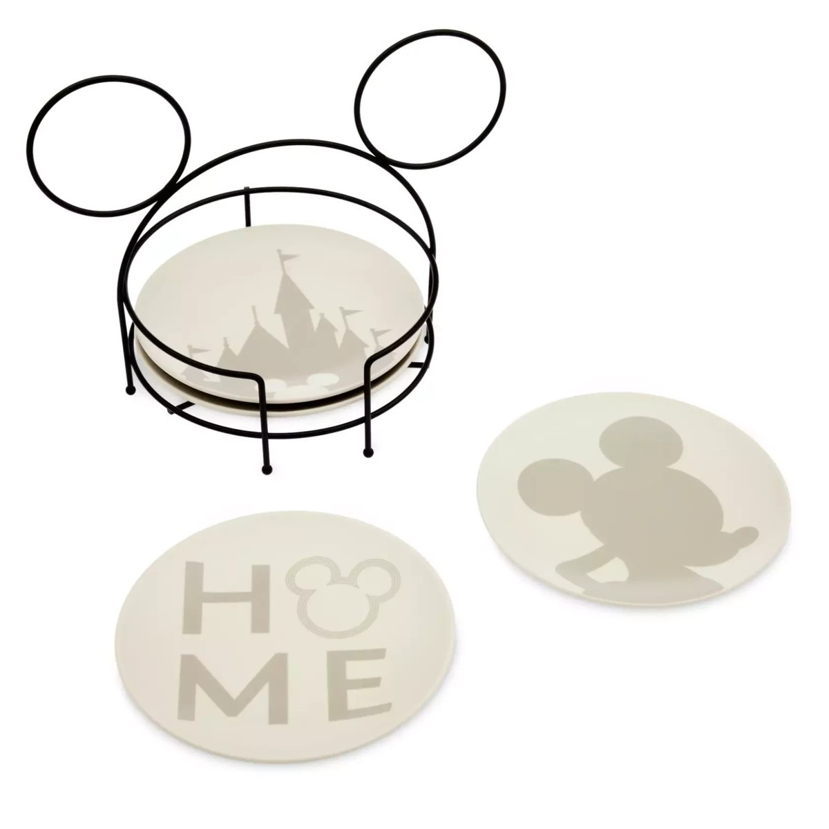 Mickey Mouse Icon Plate Set with Holder – Mickey Mouse Home Collection New | eBay US