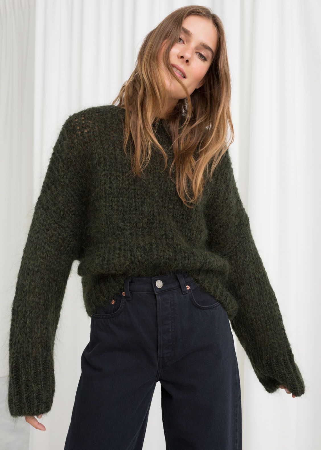 Wool Blend Chunky Knit Sweater | & Other Stories (EU + UK)