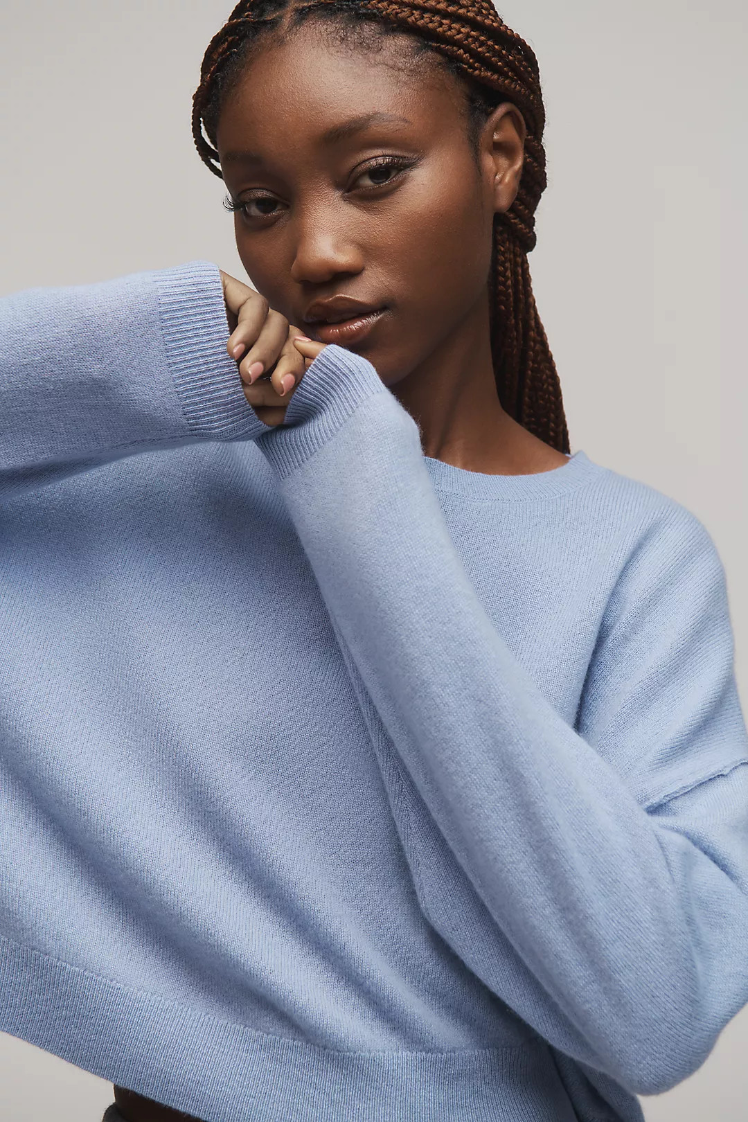 The Alani Cashmere Sweater by Pilcro: Cropped Crew-Neck Edition | Anthropologie (US)