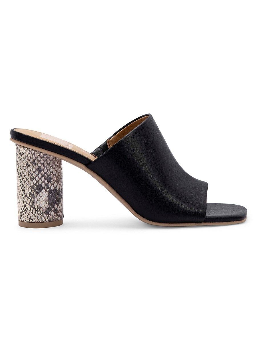 Dolce Vita Women's Nesca Mule Sandals - Black Steel - Size 6 | Saks Fifth Avenue OFF 5TH