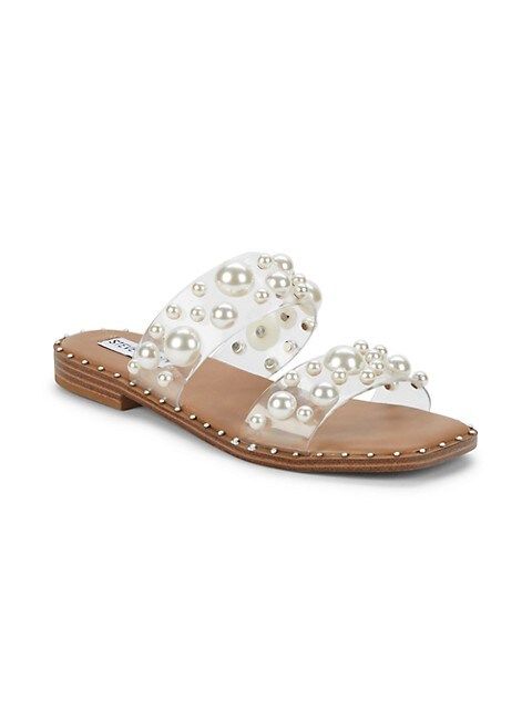 Zaria Faux Pearl Studded Flats | Saks Fifth Avenue OFF 5TH (Pmt risk)