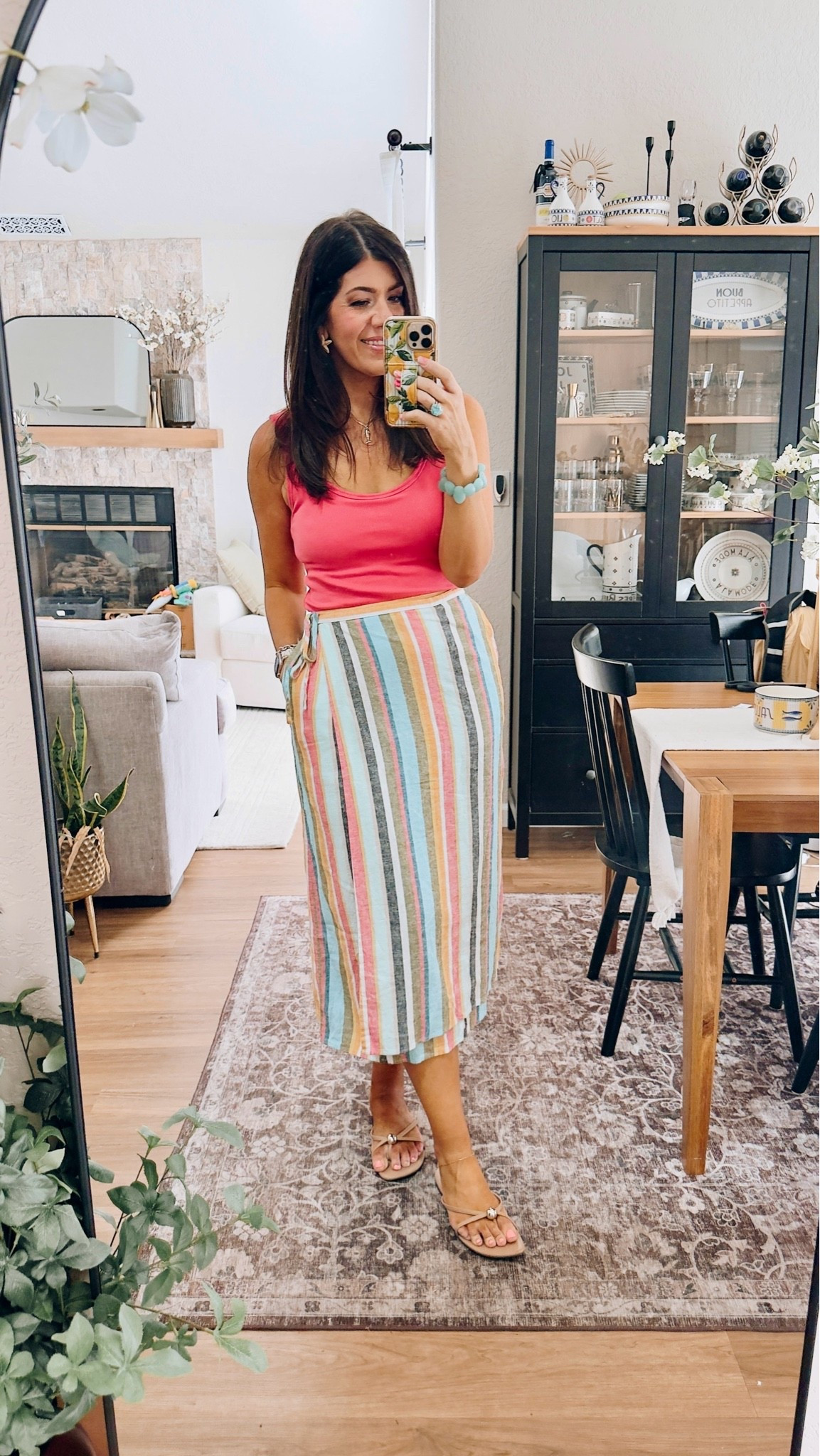 Ootd! In a medium tank and medium wrap skirt

#LTKMidsize #LTKOver40 #LTKdayinmylife