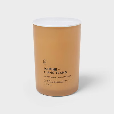 2 Wick Glass Jasmine and Ylang Ylang Jar Candle 19oz - Threshold™ | Target