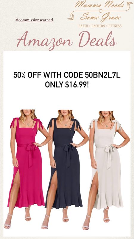 Great summer dress on promo for $16.99! 

Use code: 50BN2L7L

#LTKFindsUnder50 #LTKSeasonal #LTKSaleAlert