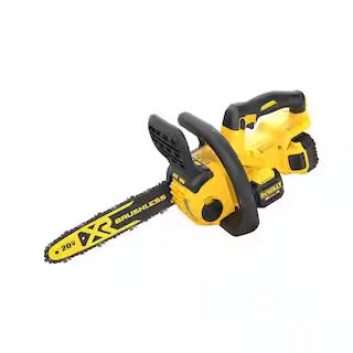 DEWALT 20V MAX 12in. Brushless Cordless Battery Powered Chainsaw Kit with (1) 5Ah Battery & Charg... | The Home Depot