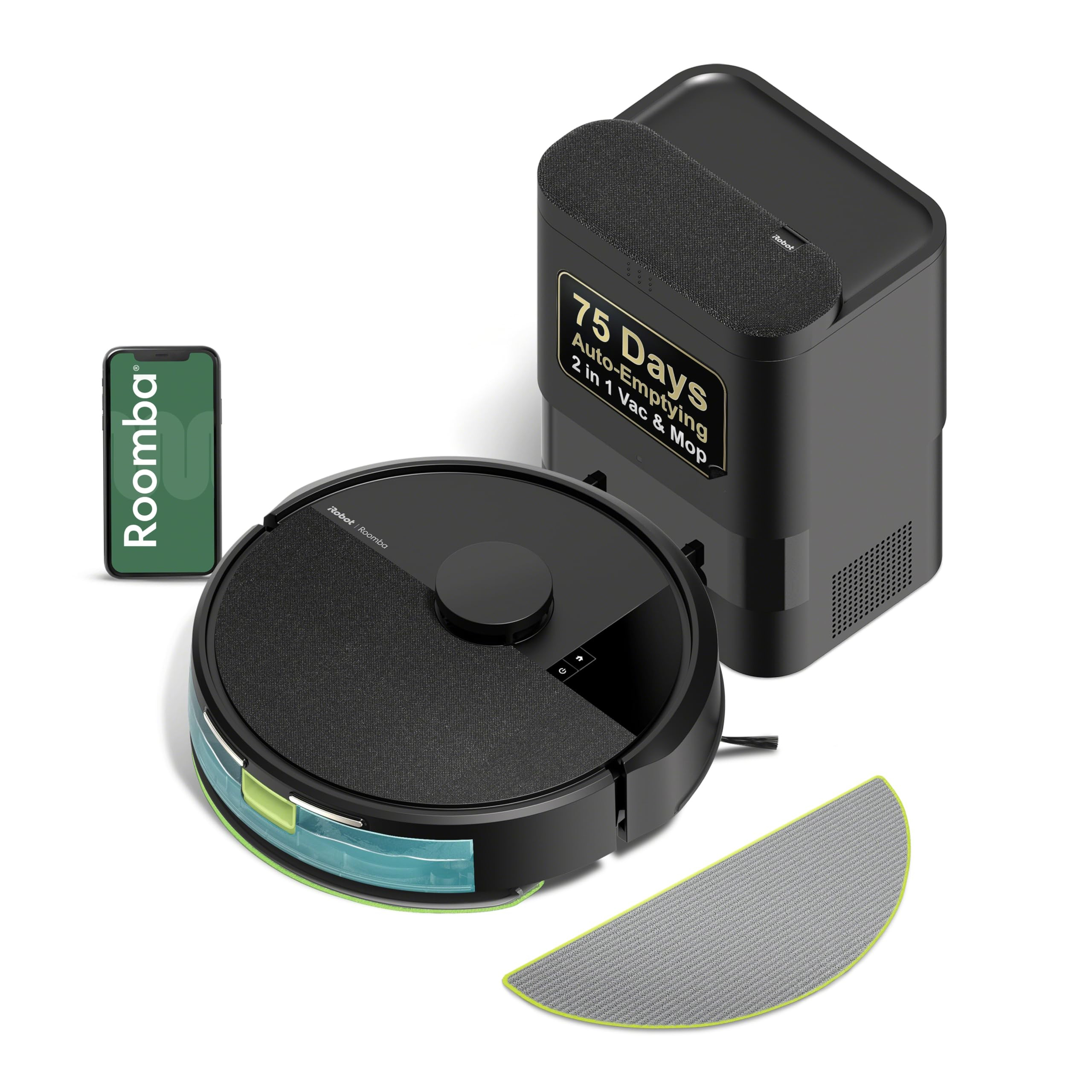 iRobot Roomba 105 Combo Robot Vacuum & Mop with AutoEmpty Dock - Self-Empties for 75 Days, Intens... | Amazon (US)