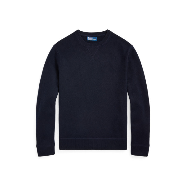 Pull col rond en cachemire lavable pour homme | Ralph Lauren® BE | Ralph Lauren (BE & NL)