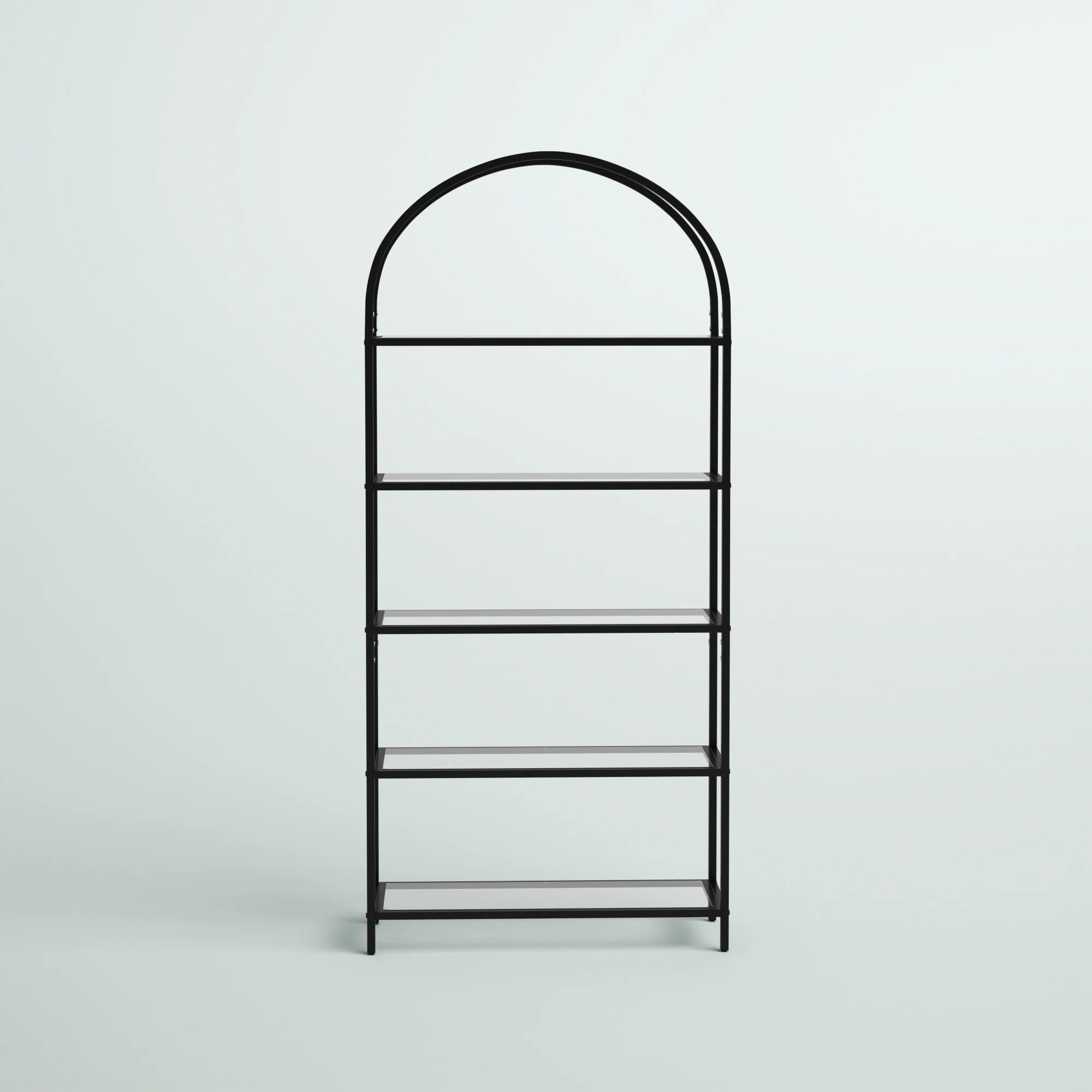 Kendra 72.2'' H x 32.7'' W Steel Etagere Bookcase | Wayfair North America