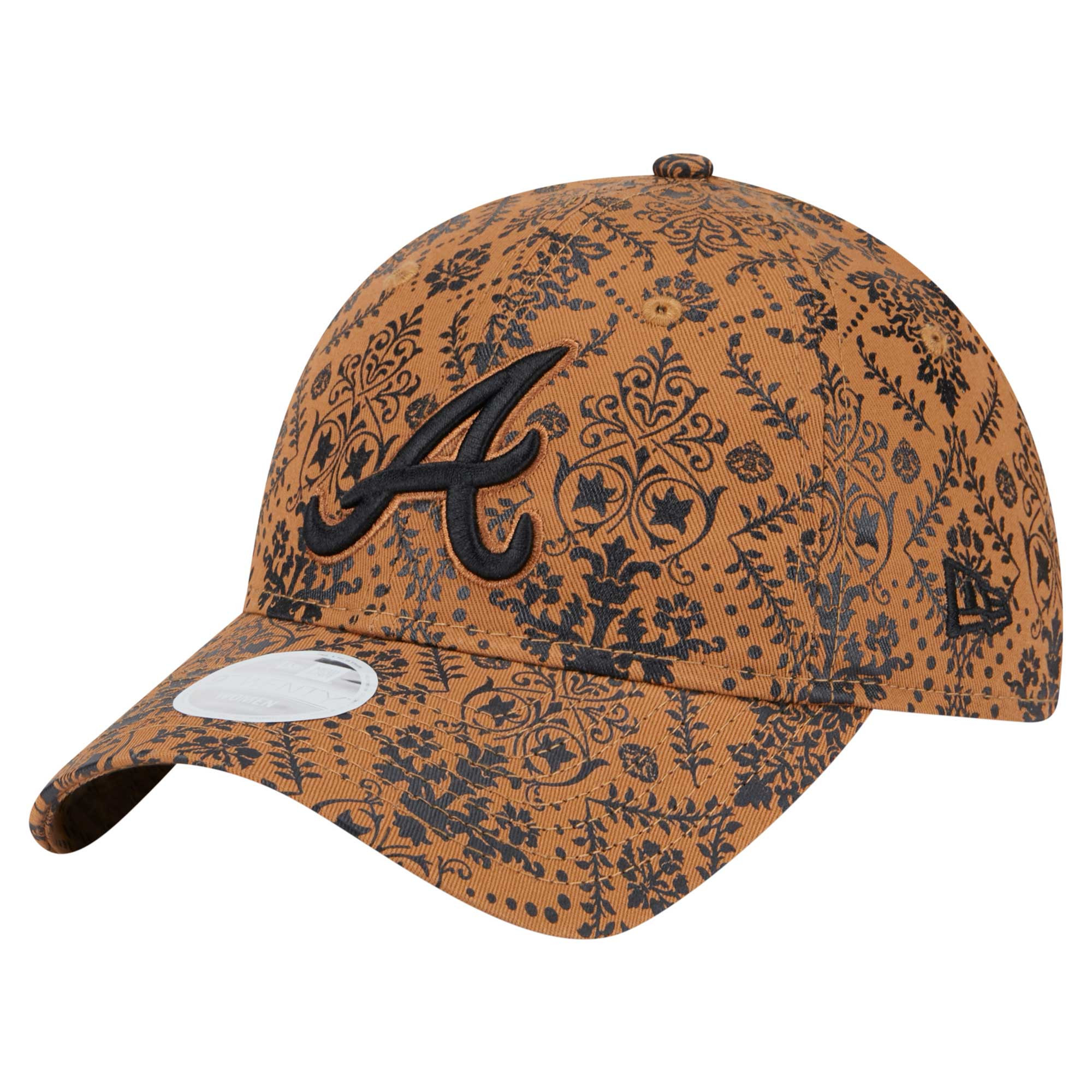Women's New Era Brown Atlanta Braves Vintage Deco 9TWENTY Adjustable Hat | Fanatics