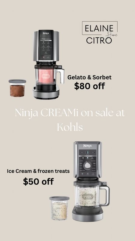 @kohls has the @ninja  CREAMi on sale! Homemade ice cream l Homemade gelato l kitchen gadgets l ninja kitchen 

#LTKSaleAlert #LTKGiftGuide #LTKHome