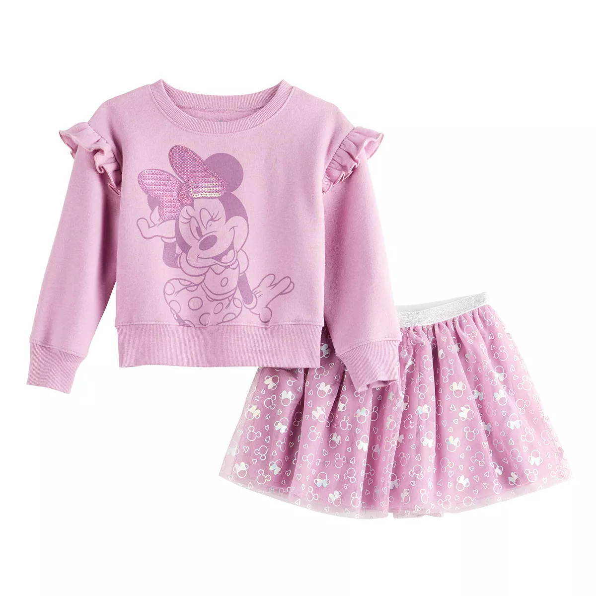 Disney's Minnie Mouse Baby & Toddler Girl 2 pc Sweatshirt & Tutu Skirt Set by Jumping Beans® | Kohl's