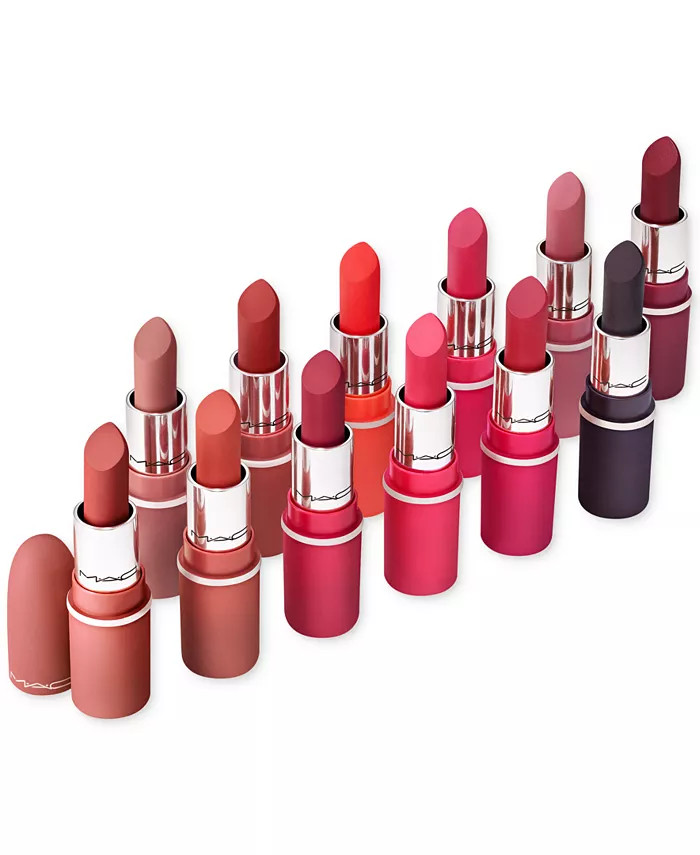 MAC 12-Pc. Celebrate In Colour Powder Kiss Lip Set & Reviews - Makeup - Beauty - Macy's | Macys (US)