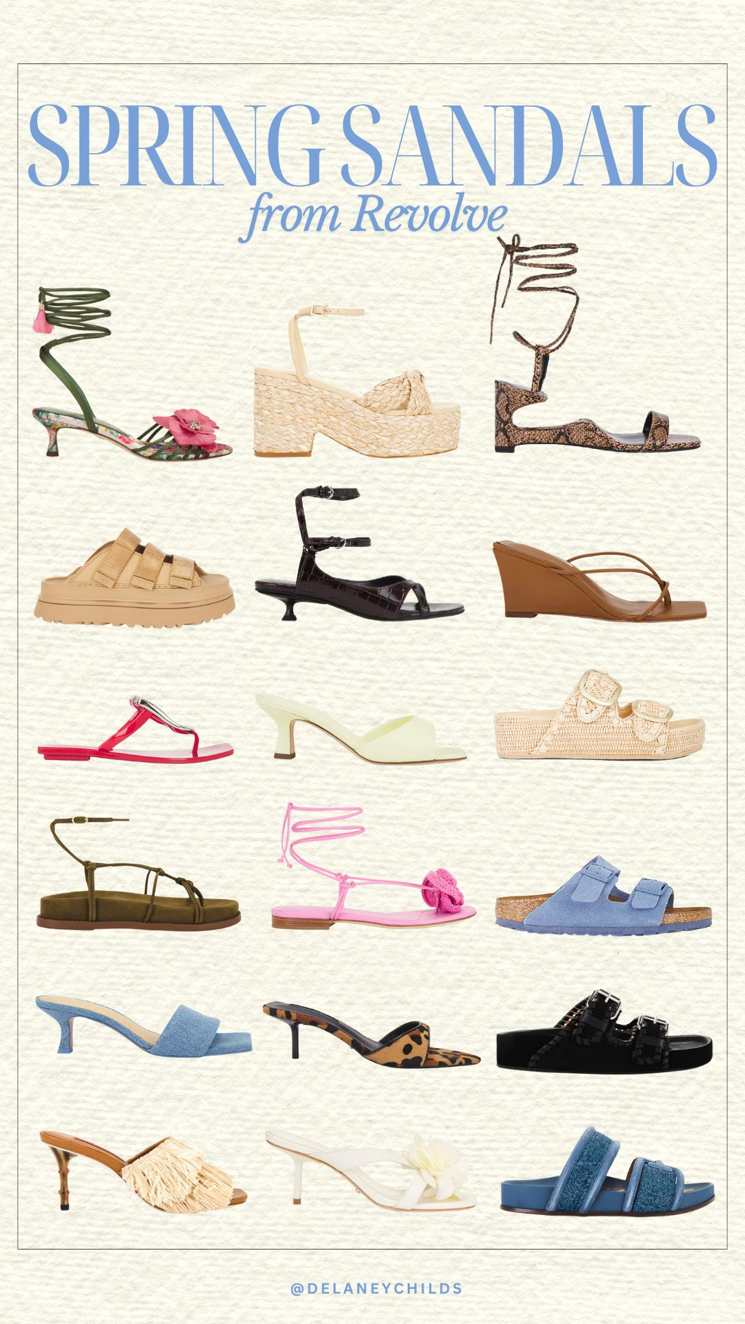 Spring sandals from Revolve! 

 #LTKSeasonal #LTKStyleTip