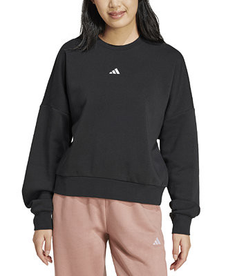 Women's Essentials Crewneck Small-Logo Sweatshirt | Macy's