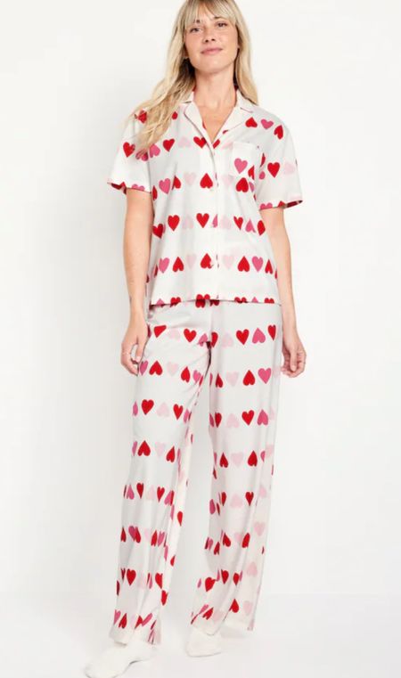Matching Valentine Print Pajamas for Women

#LTKfindsunder50