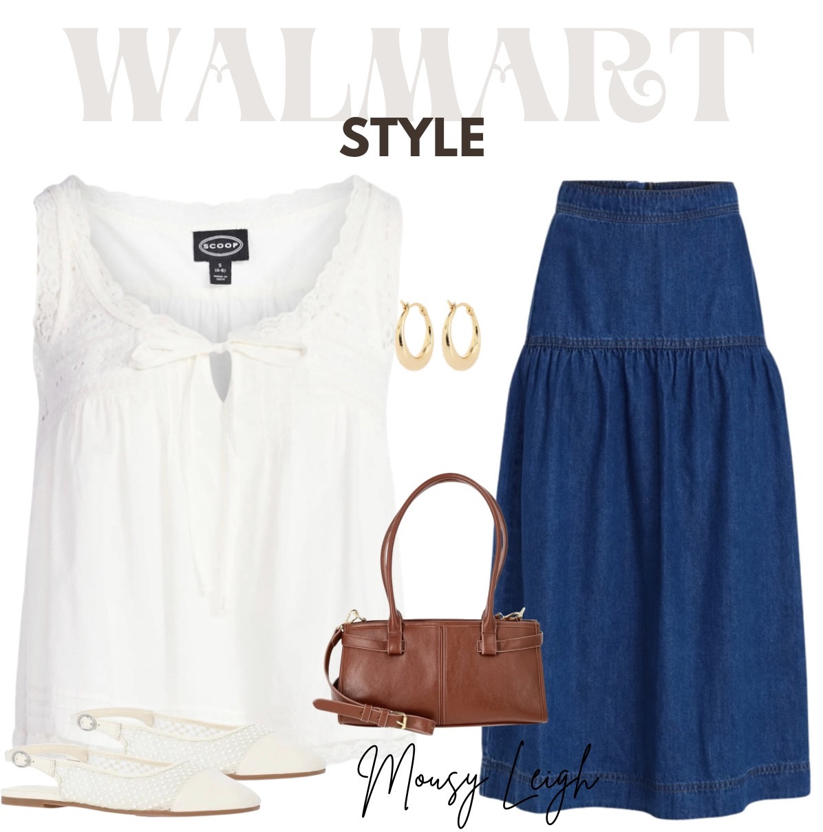 midi denim skirt, tank and mules

#LTKSaleAlert #LTKSeasonal #LTKootd